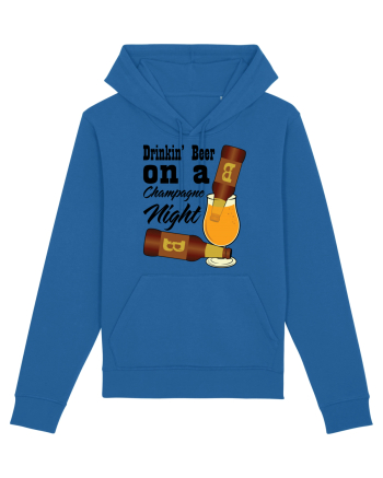 Drinkin' Beer On A Chapagne Night Royal Blue
