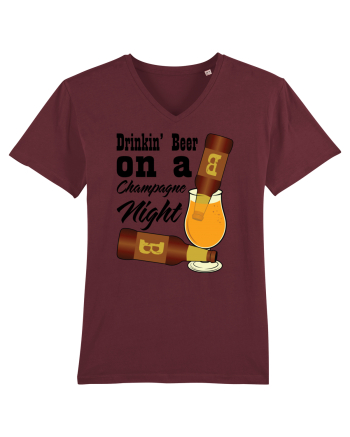 Drinkin' Beer On A Chapagne Night Burgundy