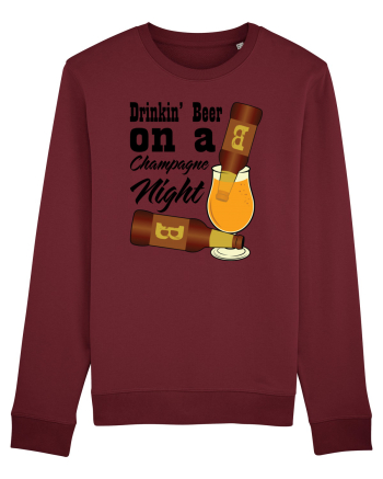 Drinkin' Beer On A Chapagne Night Burgundy