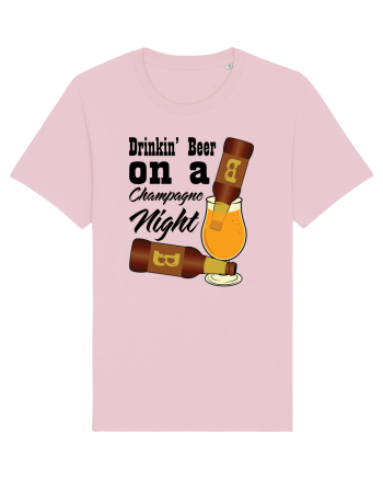 Drinkin' Beer On A Chapagne Night Cotton Pink