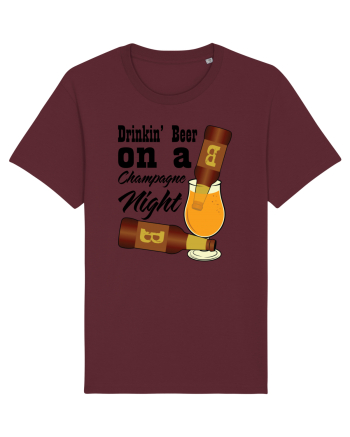 Drinkin' Beer On A Chapagne Night Burgundy