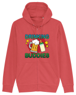 Drinking Buddies Hanorac cu fermoar Unisex Connector