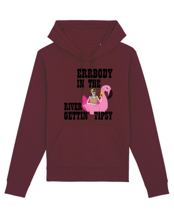 Errbody In The River Gettin' Tipsy Burgundy