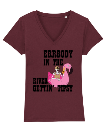 Errbody In The River Gettin' Tipsy Burgundy