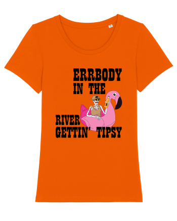 Errbody In The River Gettin' Tipsy Bright Orange