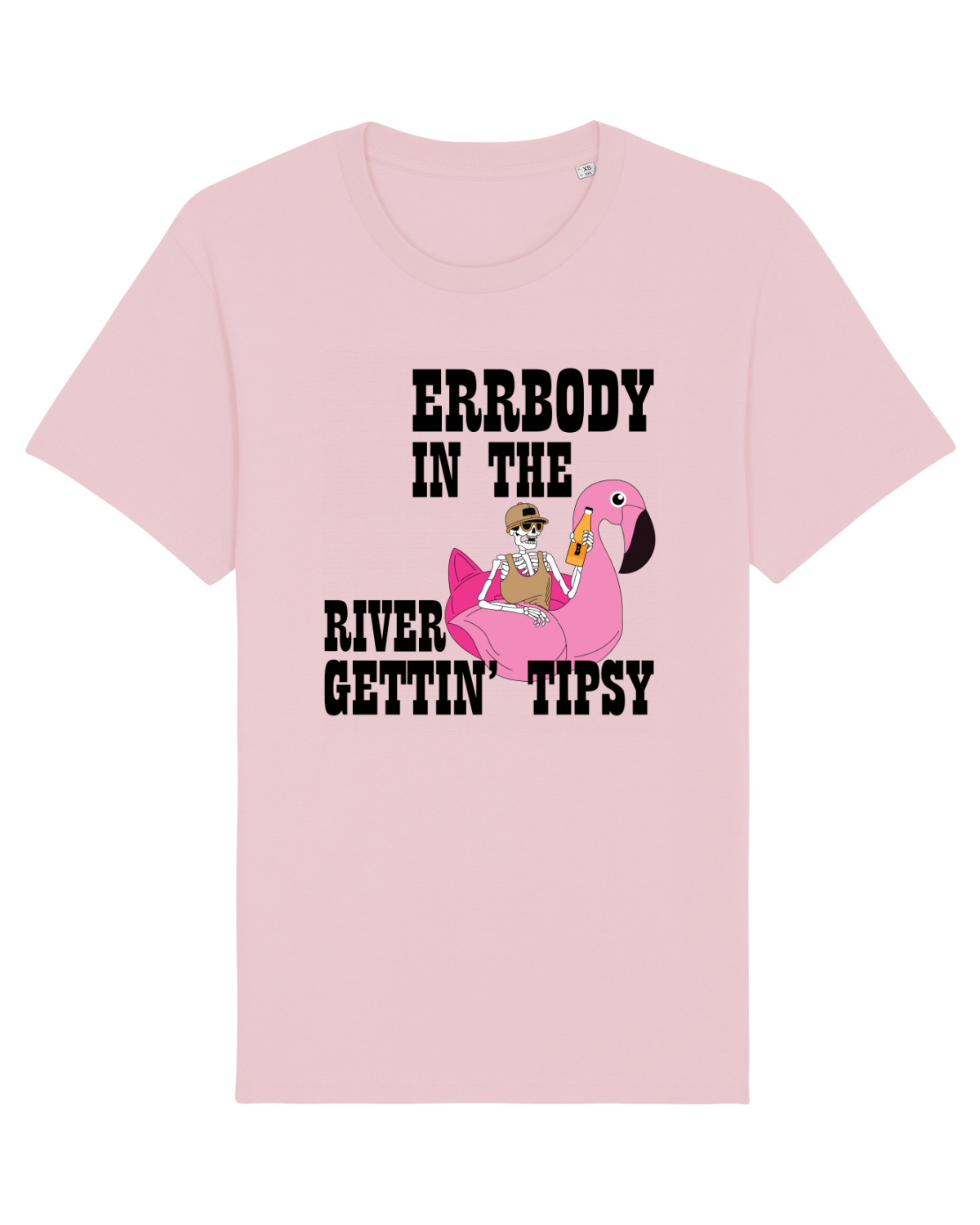 Tricou mânecă scurtă Unisex Rocker Cotton Pink