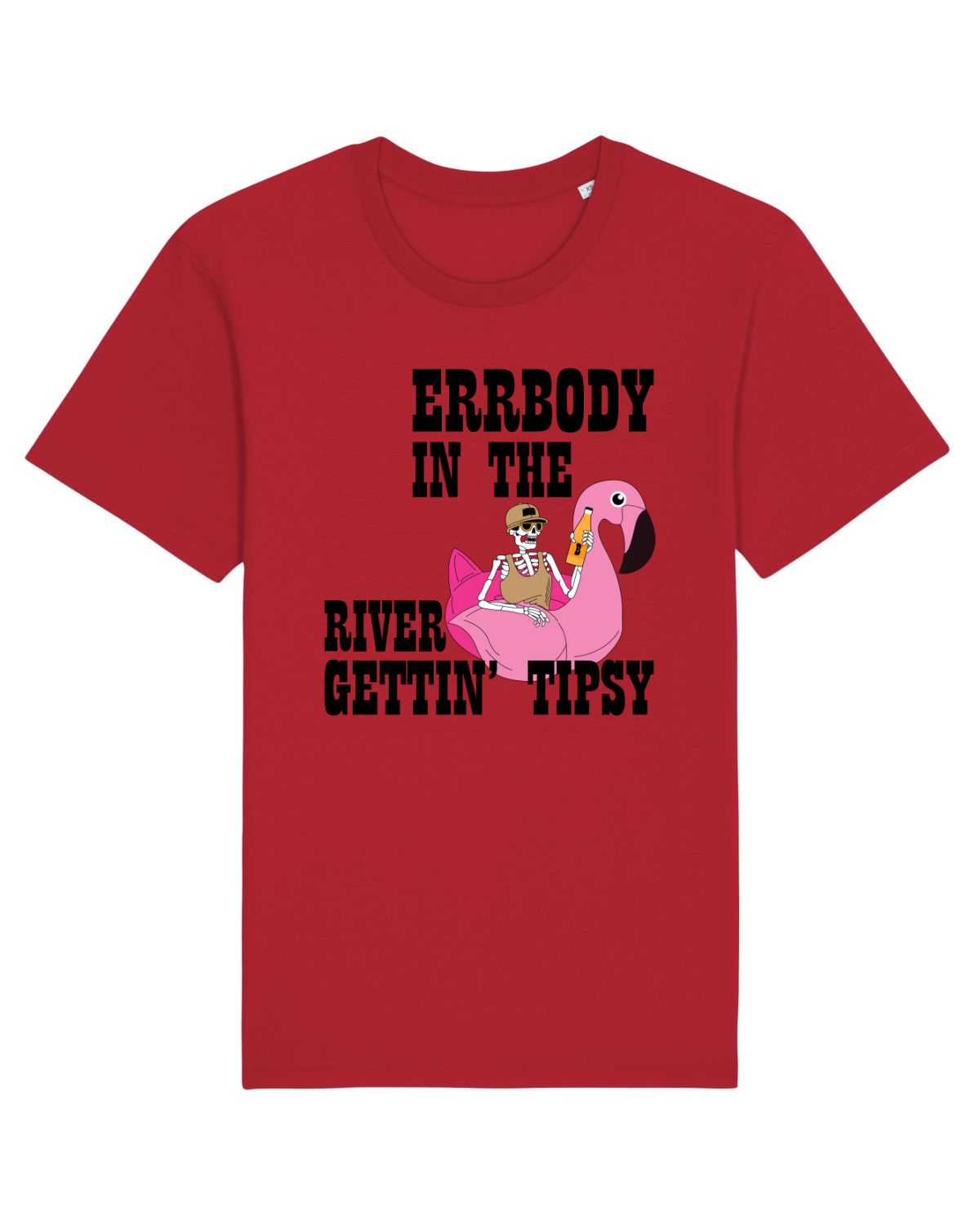 Tricou mânecă scurtă Unisex Rocker Red