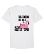 Errbody In The River Gettin' Tipsy Tricou mânecă scurtă guler larg Bărbat Skater
