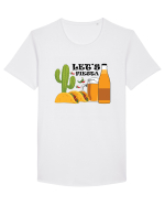 Let's Fiesta Tricou mânecă scurtă guler larg Bărbat Skater
