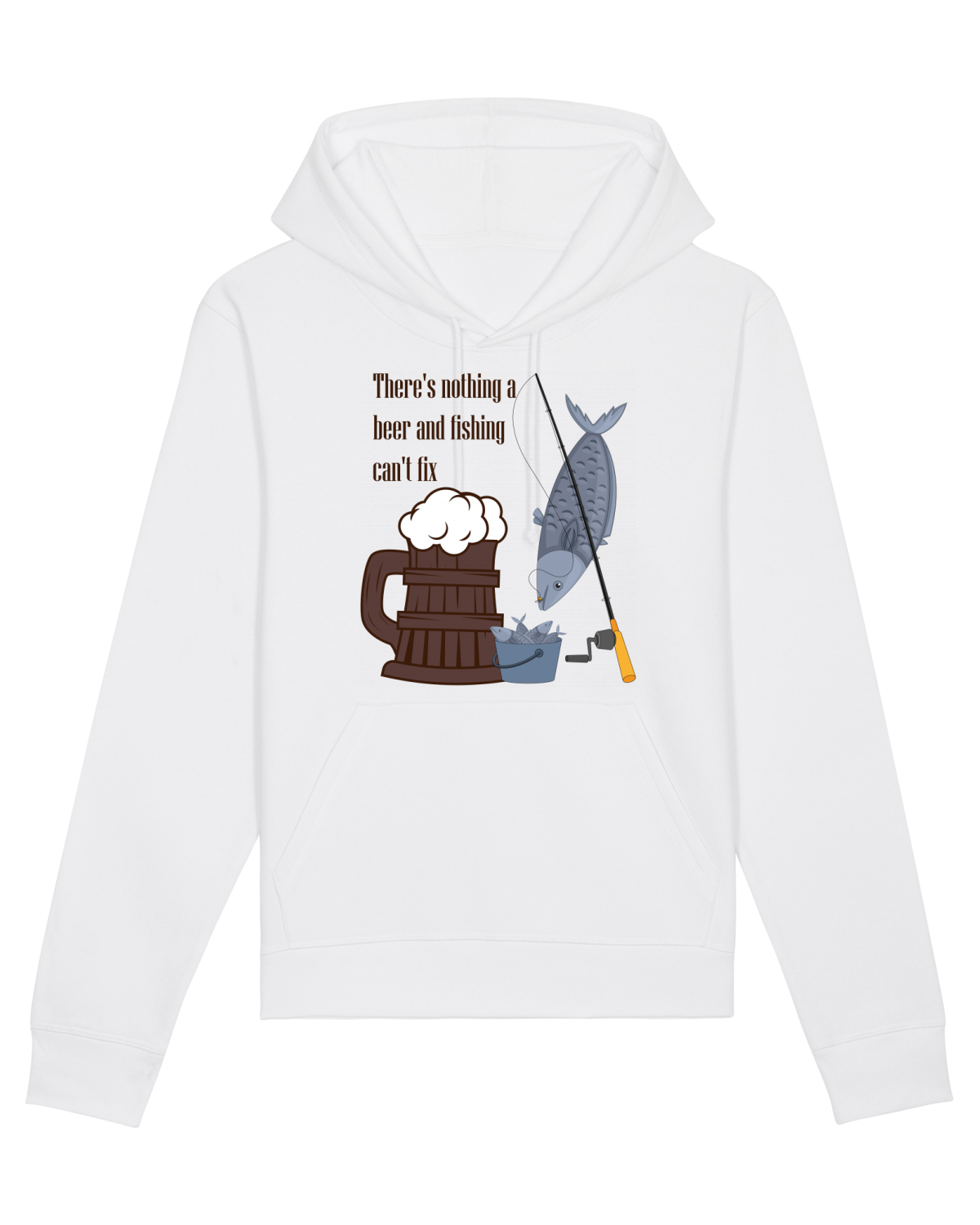 Hanorac Unisex Drummer White