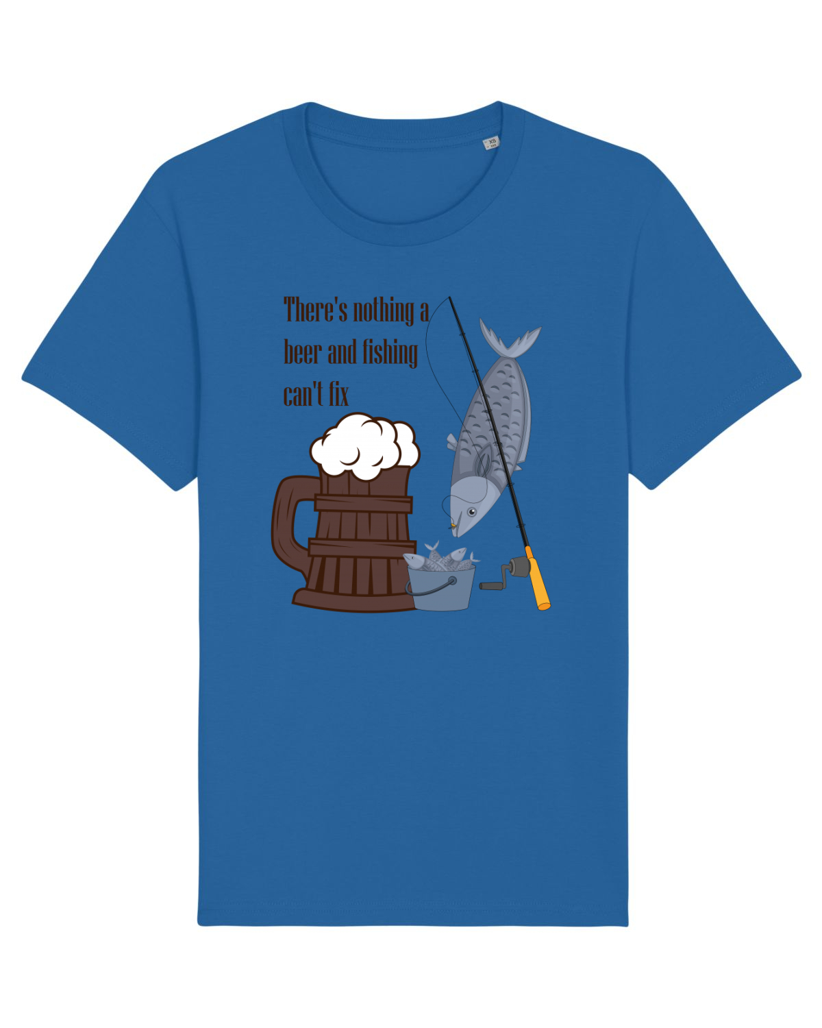 Tricou mânecă scurtă Unisex Rocker Royal Blue