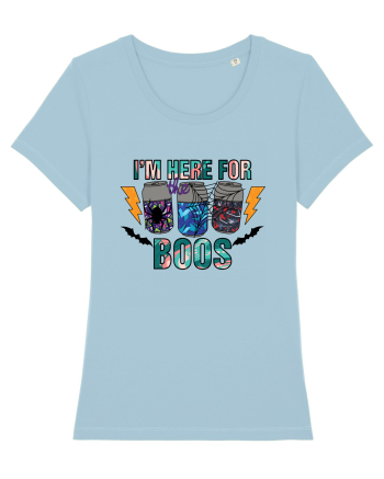 I'm Here For The Boos Sky Blue