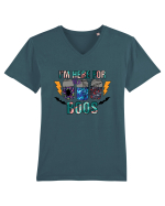 I'm Here For The Boos Tricou mânecă scurtă guler V Bărbat Presenter