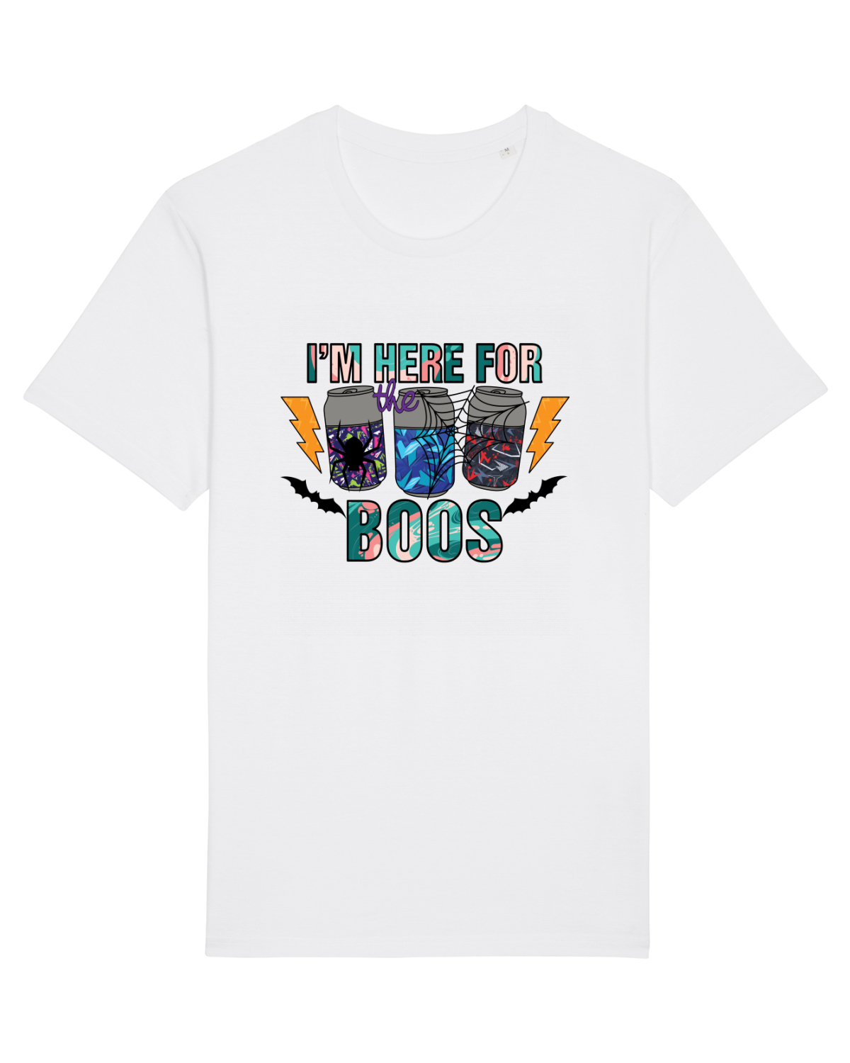 Tricou mânecă scurtă Unisex Rocker White