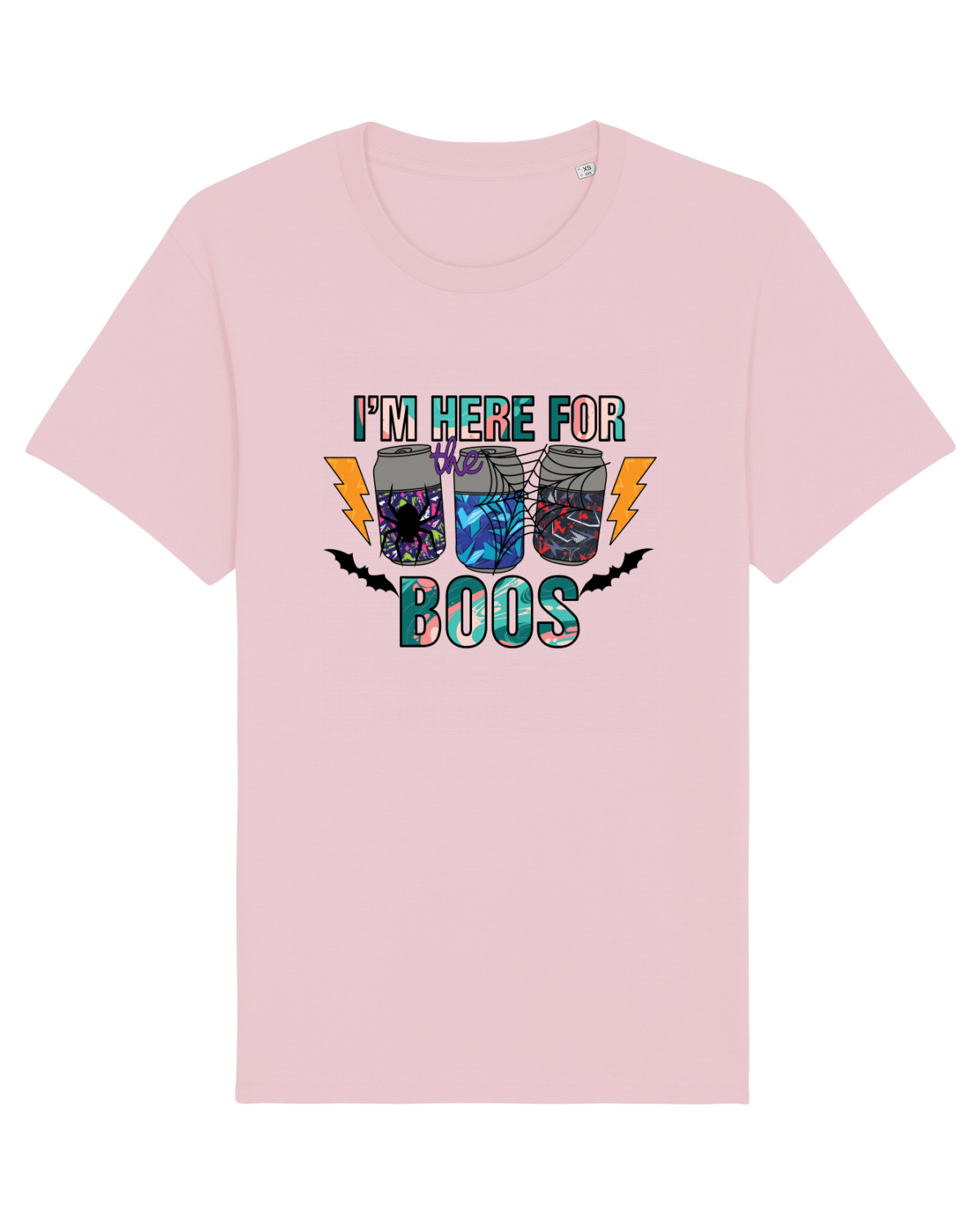 Tricou mânecă scurtă Unisex Rocker Cotton Pink