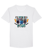 I'm Here For The Boos Tricou mânecă scurtă guler larg Bărbat Skater