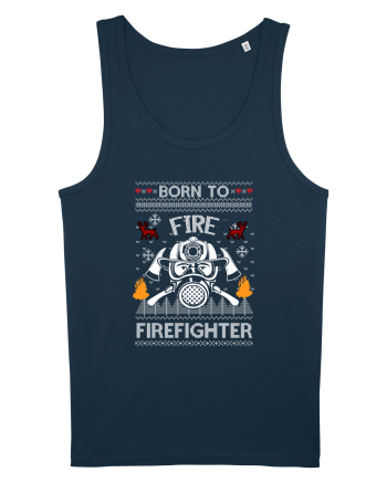 Merry Christmas Born To Fire Navy