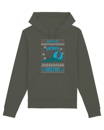 Merry Christmas Born To Hike Khaki