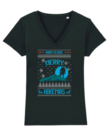 Merry Christmas Born To Hike Black