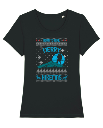 Merry Christmas Born To Hike Black