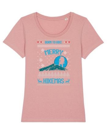 Merry Christmas Born To Hike Canyon Pink