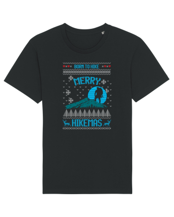 Merry Christmas Born To Hike Black