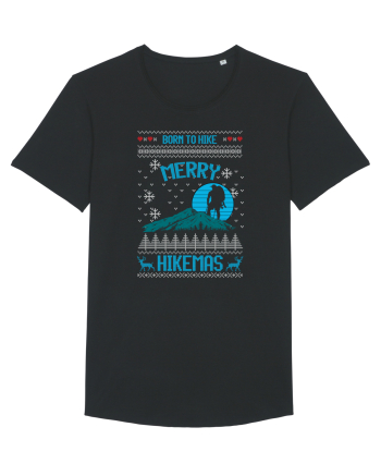 Merry Christmas Born To Hike Black