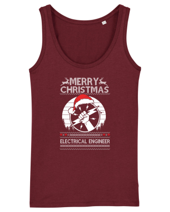 Merry Christmas Electrical Engineer Burgundy