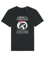 Merry Christmas Electrical Engineer Tricou mânecă scurtă Unisex Rocker