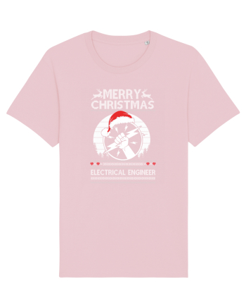 Merry Christmas Electrical Engineer Cotton Pink
