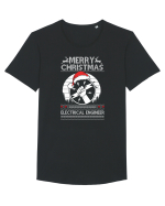 Merry Christmas Electrical Engineer Tricou mânecă scurtă guler larg Bărbat Skater