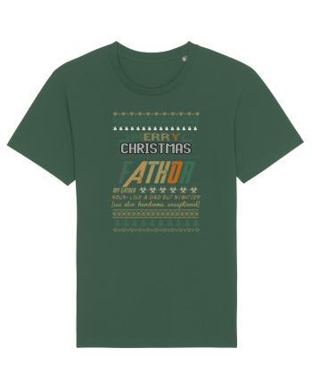 Merry Christmas Fathor Bottle Green
