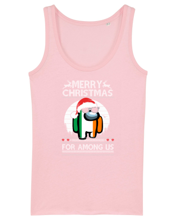 Merry Christmas For Among Us Cotton Pink