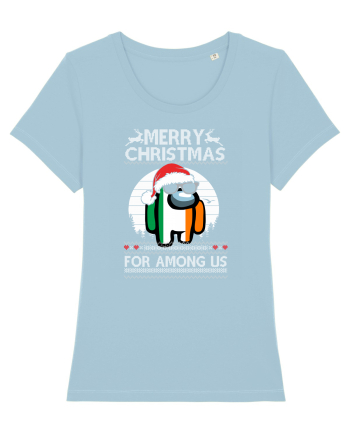 Merry Christmas For Among Us Sky Blue