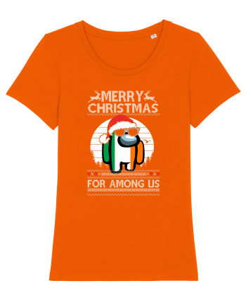 Merry Christmas For Among Us Bright Orange
