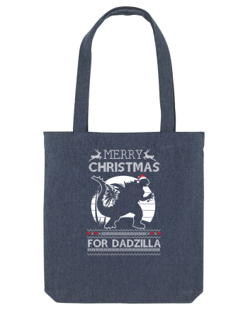 Merry Christmas For Dadzilla Midnight Blue