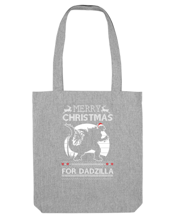 Merry Christmas For Dadzilla Heather Grey