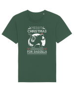 Merry Christmas For Dadzilla Tricou mânecă scurtă Unisex Rocker
