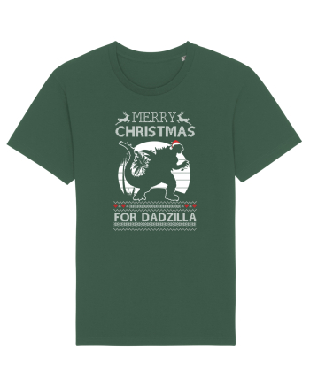 Merry Christmas For Dadzilla Bottle Green