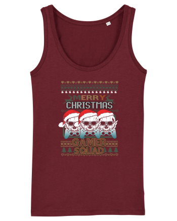 Merry Christmas Gamer Squad Burgundy