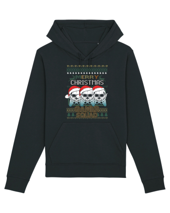 Merry Christmas Gamer Squad Black