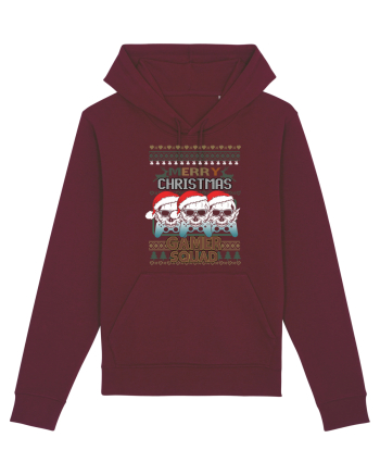 Merry Christmas Gamer Squad Burgundy