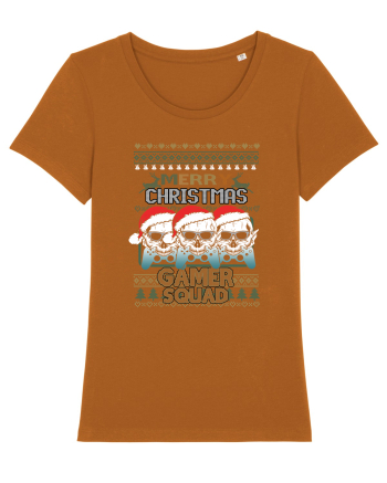 Merry Christmas Gamer Squad Roasted Orange