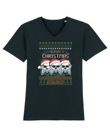 Merry Christmas Gamer Squad Black