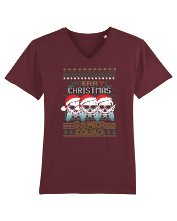Merry Christmas Gamer Squad Burgundy