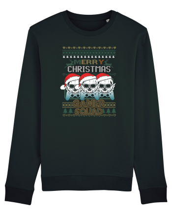 Merry Christmas Gamer Squad Black