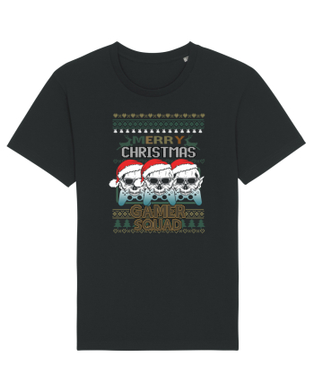 Merry Christmas Gamer Squad Black