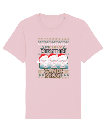 Merry Christmas Gamer Squad Cotton Pink