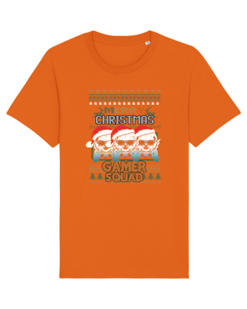 Merry Christmas Gamer Squad Bright Orange