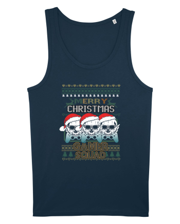 Merry Christmas Gamer Squad Navy